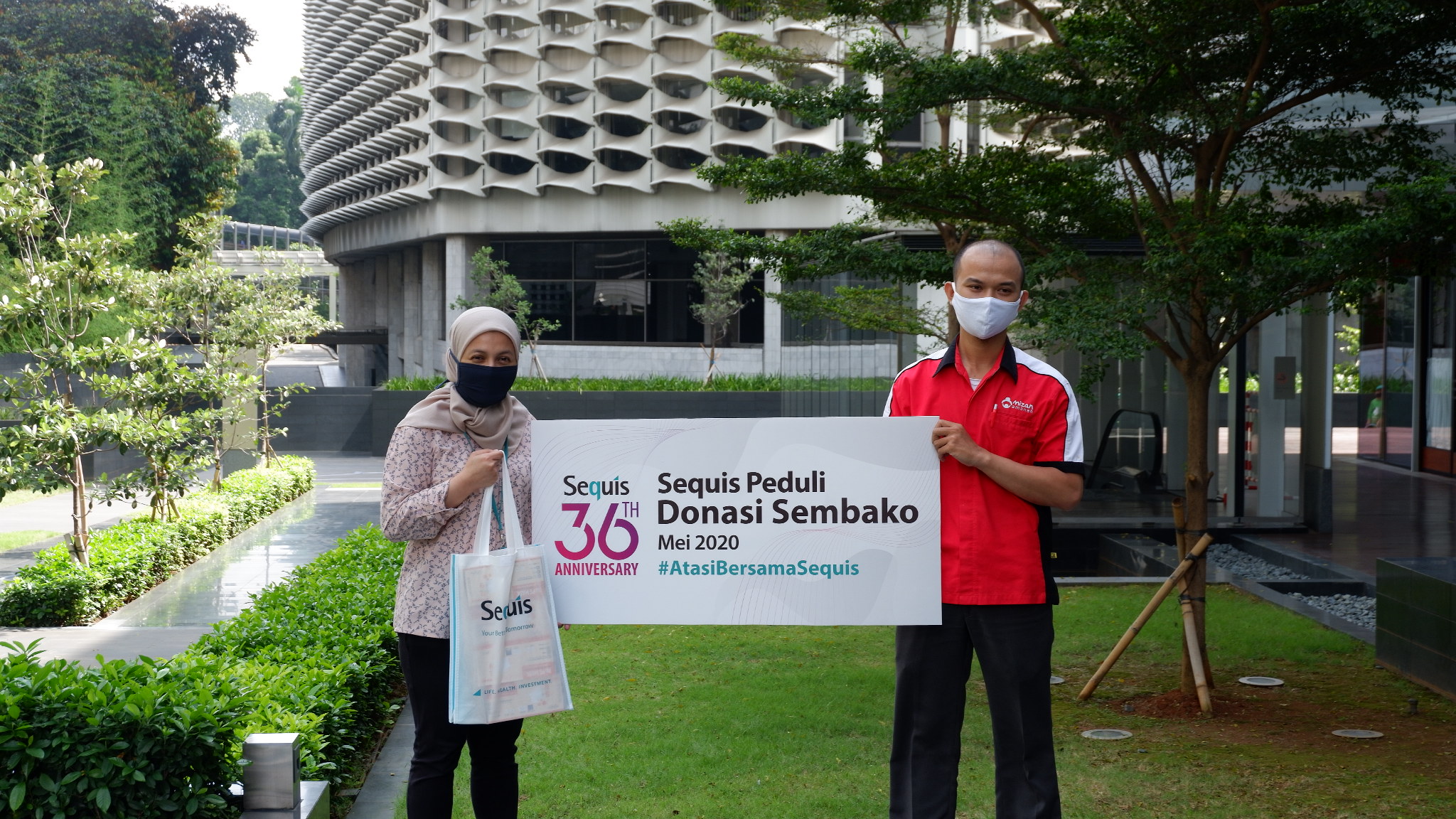 thumbnail for Sequis 36th Anniversary – Sequis Donated Groceries and Masks to 6 Orphanages